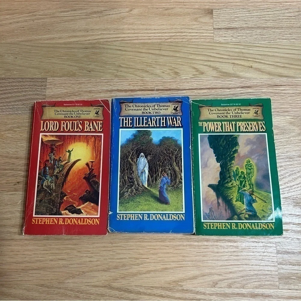 The Chronicles of Thomas Covenant the Unbeliever Books 1-3 Vintage Paperback